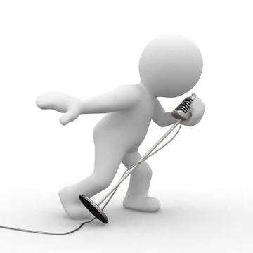 Singer Stock Illustration