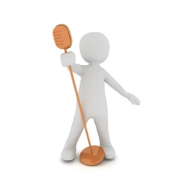 Singer Stock Illustration