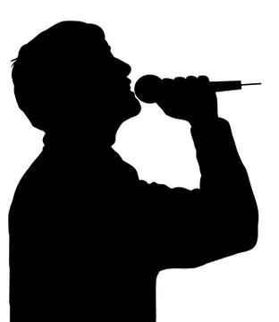 Singer Stock Illustration