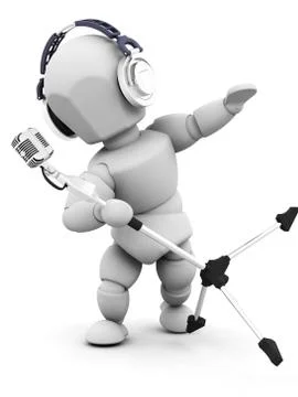 Singer Stock-Illustration