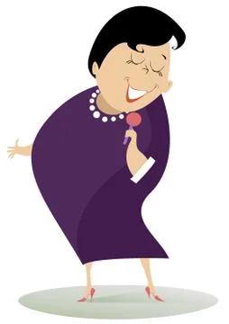 Singer Stock Illustration