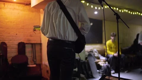 Singer performing Stock Footage 133573629