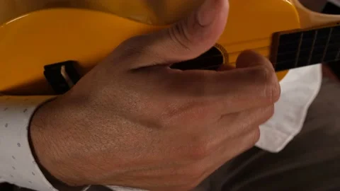 Singer ukulele playing Stock Footage 238015771