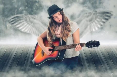 Singing Angel Stock Photos