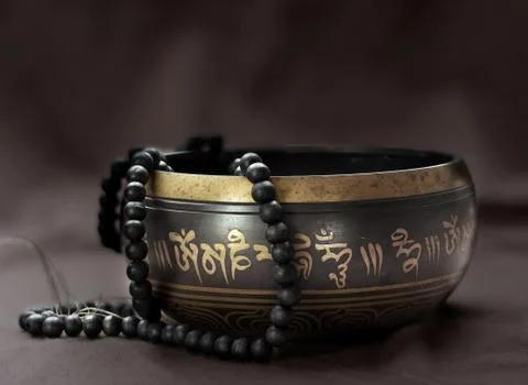 Singing bowl Stock Photos