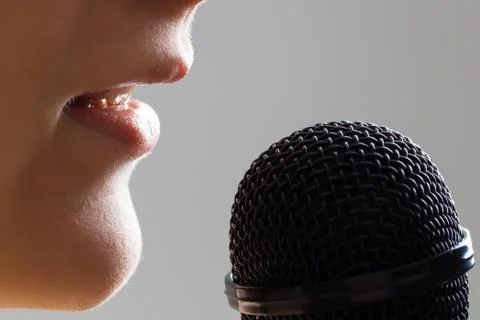 Singing courses background Stock Photos