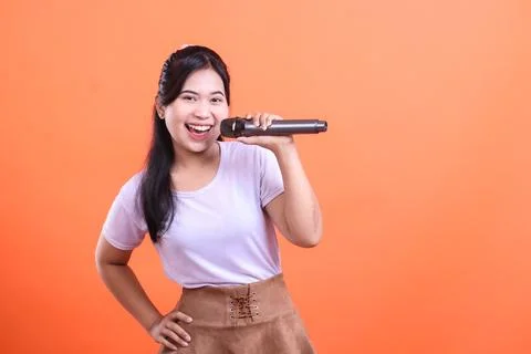Singing With Joy Stock Photos