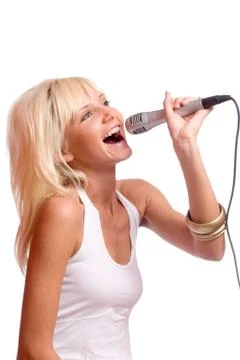 Singing Stock Photos