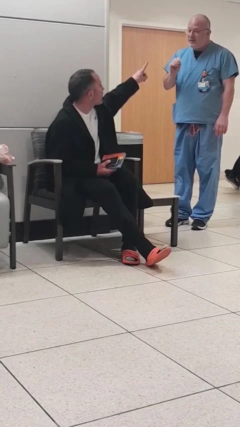 Singing in the Seattle ER, Seattle, Washington, USA - 06 Dec 2025 Stock Footage 323885167
