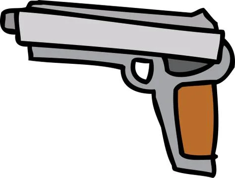 Single ACP Weapon Illustrazione stock