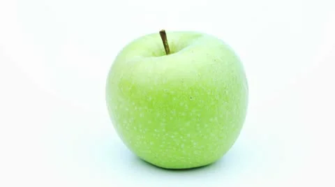 Single apple isolated – looping file Stock Footage 8974374