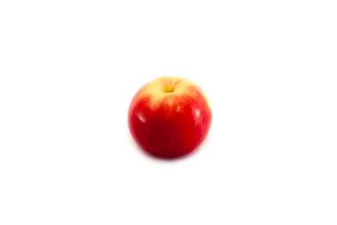 Single apple isolated on white background. Stock-Fotos