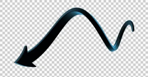 Single Arrow Rotating with Alpha 3D Stock Footage 49793131