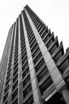 Single Barbican tower Stock Photos