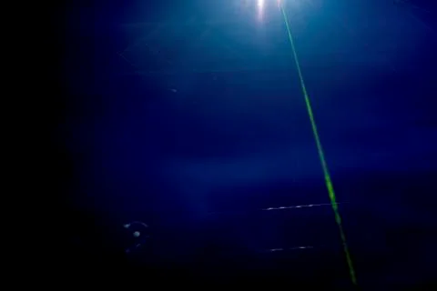 Single beam of light Stock Photos