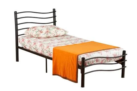 Single bed 스톡 사진