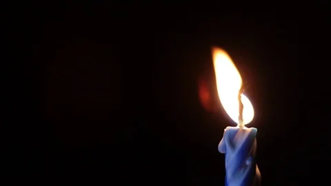 Single Birthday Candle Stock Footage 119909989