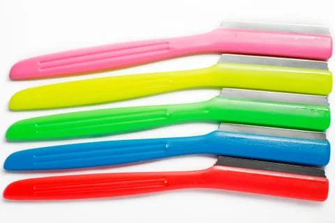 Single blade razor Foto stock