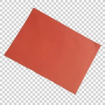 A single blank rectangular sheet of red paper Фото