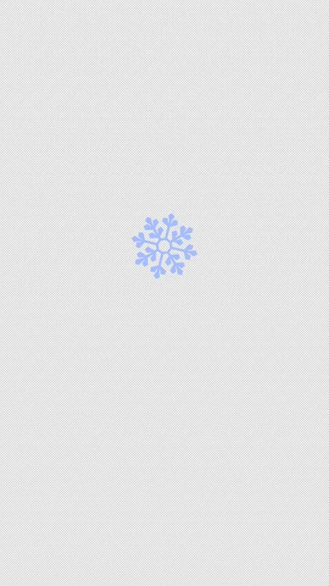 Single blue snowflake falling on white background 2D object vertical animation Video stock 308012893