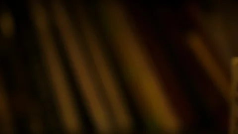 Single Book Isolated. Camera moving on Dolly Video stock 113296259