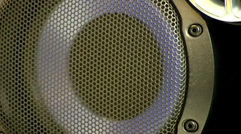 Single book shelf speaker Stock Footage 10598927