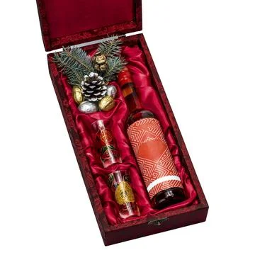 A single bottle of red wine white background. Stock Photos