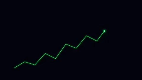 A single bright green laser beam shining against a deep black background 動画素材 338310899
