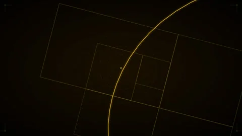 A single bright point of light centered within a faint rectangular frame Stock-Footage 335117190