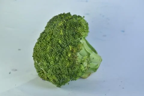 Single broccoli vegetable Stock Photos