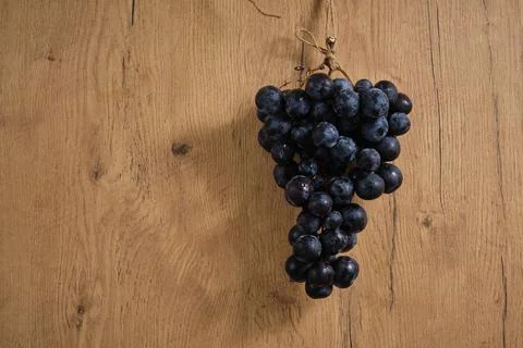 Single bunch of grapes fruit Foto stock