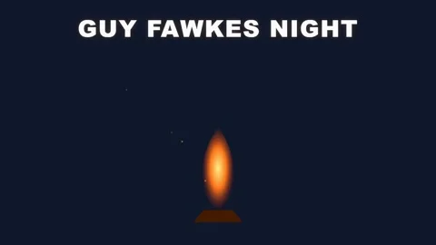A single candle flame burning brightly against a dark blue background for G.. Stock Footage 332204951