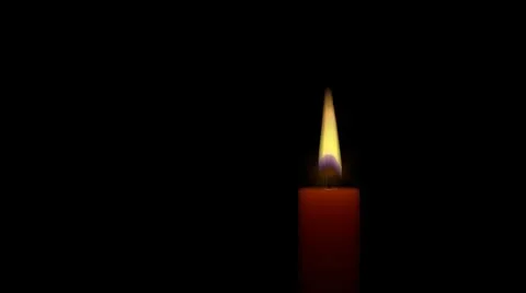 Single candle Stock Footage 10559319