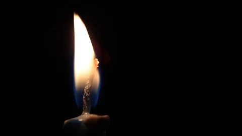 Single Candle Stock Footage 120775454