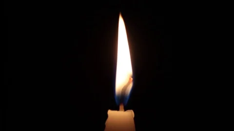 Single Candle Stock Footage 120775501