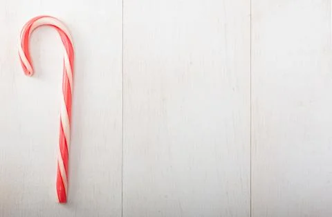 Single candy cane Stock Photos