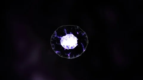 A single cell undergoes mitosis and divides into two cells that are Video stock 124331062
