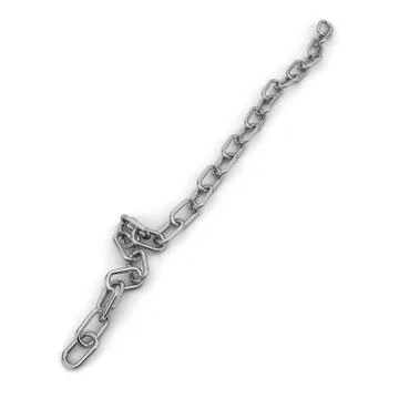 Single chain Stock-Illustration