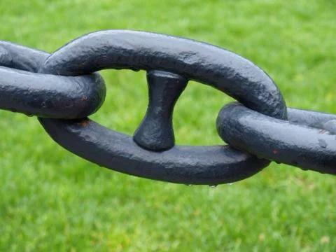 Single chain link Stock Photos