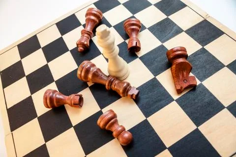 Single chess piece Stock Photos