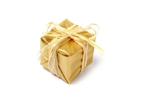 Single christmas present Foto stock