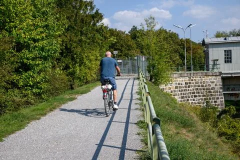 Single Ciclist II Stock Photos