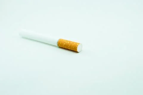 Single cigarette isolated Stock Photos