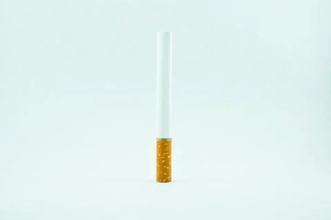 Single cigarette isolated Stock Photos