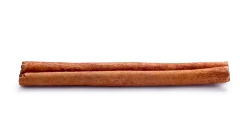 Single cinnamon stick, paths Foto stock