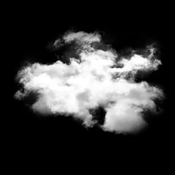 Single cloud shape 스톡 일러스트