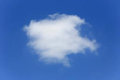 Single cloud in sky Stock Photos