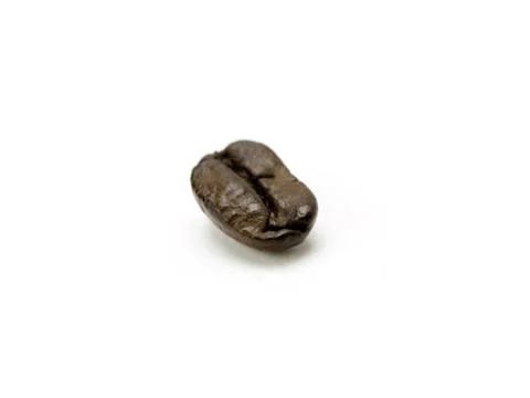 Single Coffee Bean Close Up Stock Photos