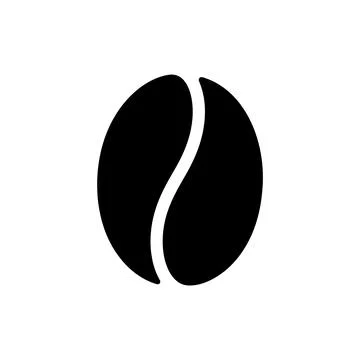 Single Coffee Bean Icon イラスト素材