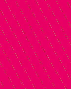 Single-color tree-form pattern single-line repeat pattern in bubblegum hot, vivi Stock Illustration